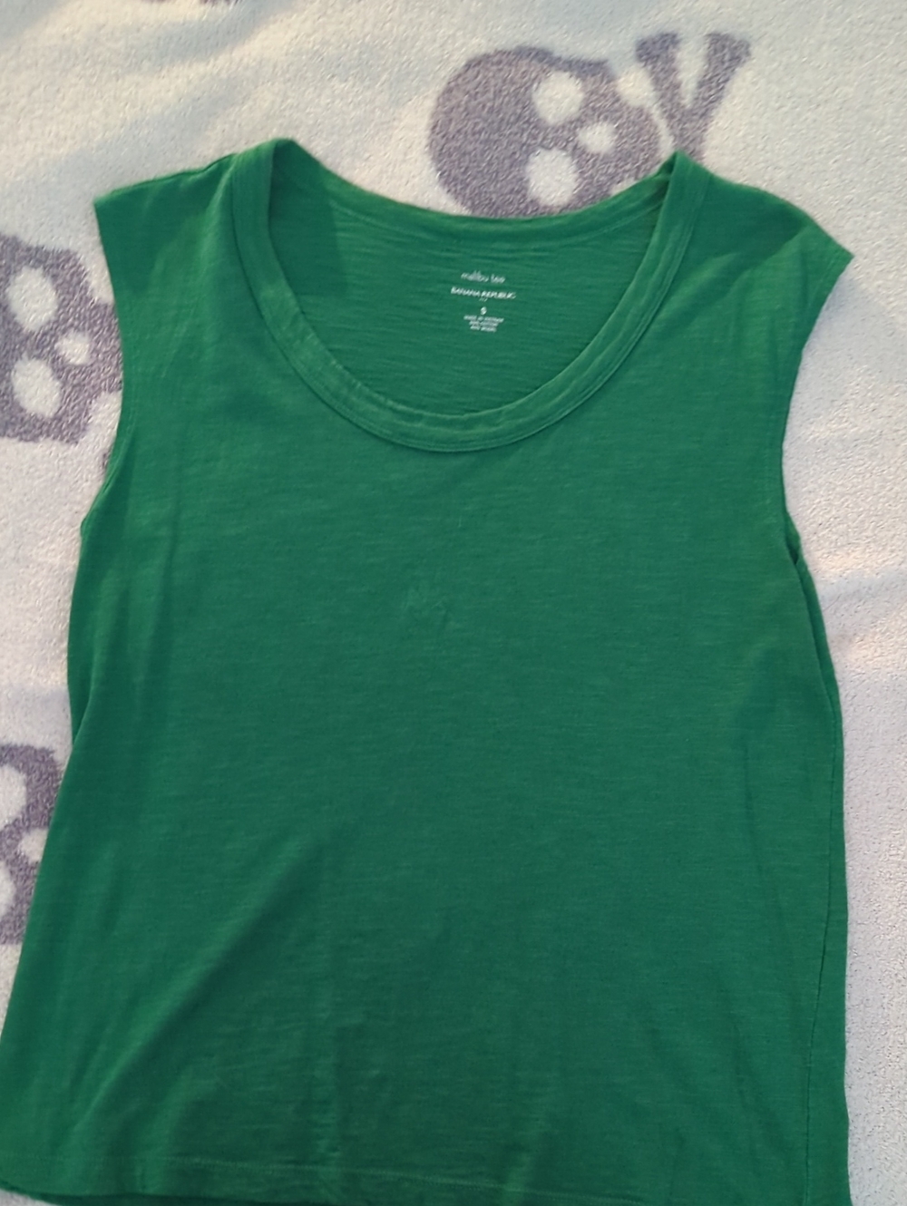 Banana Republic Women's Emerald Green Tank Top
